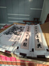 派旦仙夢(mèng)山水畫(huà)三聯(lián)字畫(huà)對(duì)聯(lián)中堂畫(huà)客廳裝飾畫(huà)農(nóng)村堂屋背景墻掛畫(huà)大堂壁畫(huà) 旭日東升A款 左右30x160+中間80x160cm 雅致紅木實(shí)木框+油畫(huà)布+有機(jī)玻璃 曬單實(shí)拍圖