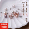 S999純銀天然淡水真珍珠耳釘女螺絲擰扣養耳洞高級感耳環(huán)爆款耳飾 天然珍珠螺紋款 (8mm白色)一對 曬單實(shí)拍圖
