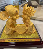 莫尼森絨沙金鍍金結(jié)婚禮物送新人新娘高品質(zhì)實(shí)用結(jié)婚紀(jì)念日禮物 喜結(jié)良緣加大號(hào) 曬單實(shí)拍圖