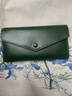 絲芙倫新年長(cháng)款錢(qián)包女2026新款真皮超薄款錢(qián)夾女神節輕便大鈔皮夾 綠色 曬單實(shí)拍圖