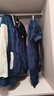 蕉內(nèi)絨絨501H睡衣男女士珊瑚絨情侶家居服棒球服可外穿秋冬季保暖套裝 【男士】暗藍(lán) XL 曬單實(shí)拍圖