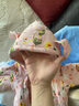棉谷朵嬰兒棉花連帽包腳連體衣秋冬款新生兒外出服哈衣保暖棉襖寶寶棉服 田園粉 73碼（適合6-9個(gè)月） 曬單實(shí)拍圖