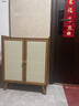 竹山下鞋柜家用門(mén)口入戶(hù)柜2025新款爆款玄關(guān)柜室內多層藤編實(shí)木鞋架 山茶塑藤款-雙門(mén)5層 曬單實(shí)拍圖