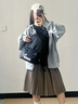 彪馬（PUMA）通勤旅行學(xué)生小巧雙肩背包女子官方網(wǎng)面書包電腦包090269 黑色-01 OSFA 曬單實(shí)拍圖