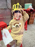 乖奇熊嬰兒純棉可愛(ài)衛(wèi)衣秋冬季男女寶寶抓絨長(zhǎng)袖上衣外出保暖衣服 黃琉璃 80 曬單實(shí)拍圖
