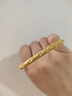 ?；酥閷汓S金窄版滿天星推拉手鐲999足金足銀實心可調(diào)節(jié)金包銀鐲子送老婆 窄版滿天星推拉手鐲 包金1.5克-現(xiàn)貨速發(fā) 曬單實拍圖