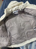 安初夏美式復古羽絨服男士冬季潮牌衣服男款潮流輕薄保暖面包服男裝外套 米白色 XL 曬單實(shí)拍圖
