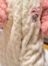 樂(lè )芭鼠童裝嬰幼兒童珊瑚絨連體睡衣秋冬女童雙層加厚加絨寶寶家居服睡袋 粉色（雙層爬服） 100 碼  建議2-3歲 (身高95左右) 曬單實(shí)拍圖