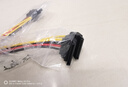 SANCABLECORDsata1分2電源擴展線 SATA一分二串口延長線 機械/固態(tài)硬盤連接線 SATA一分二【彎頭】右彎樣式 0.2m 曬單實拍圖