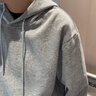 真維斯（Jeanswest）330g重磅連帽衛(wèi)衣男情侶外套春秋款美式潮流打底衫寬松內搭上衣男 【330G重磅】麻灰(純色) XL (180) (不起球不掉色) 曬單實拍圖