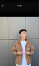 啄木鳥(niǎo)輕奢時(shí)尚男士輕薄款羽絨棉服冬季新款高端立領(lǐng)外套防寒保暖棉衣 咖色 XL 曬單實(shí)拍圖