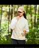 探拓（TECTOP）戶外輕薄羽絨服修身保暖羽絨外套 2347234YR 女款馥月白M 曬單實拍圖