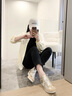 NINE WEST/玖熙平底德訓鞋女平底時(shí)尚休閑鞋 NR510901CK 淺金/杏38 曬單實(shí)拍圖