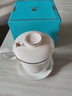 金嵐玉唐山骨瓷指環(huán)金把手茶漏杯燙金杯茶杯帶蓋帶茶隔包金工藝馬克杯 玉蘭花開-茶漏杯1個(gè) 曬單實(shí)拍圖