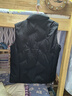 恒源祥羽絨服男士馬甲背心保暖無(wú)袖立領(lǐng)坎肩外套 黑色 XL  曬單實(shí)拍圖