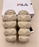 FILA 楊冪同款斐樂官方女鞋豌豆鞋運(yùn)動(dòng)鞋休閑鞋厚底老爹鞋 燕麥棕-OM 35.5 曬單實(shí)拍圖