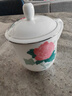 紅官窯陶瓷泡茶杯水杯帶蓋大容量喝水杯辦公室杯子定制禮品送人茶具整套 紅芙蓉【簡盒裝】600ml1只 曬單實拍圖
