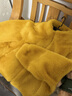 佰藍嬌高級感洋氣質(zhì)皮毛一體仿水貂外套女2024冬季新款休閑毛毛皮草上衣 黃色 S 曬單實(shí)拍圖