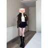 派吉鯊棕色外套女春秋季2025短款夾克上衣美拉德穿搭美式棒球服 棕色 S 80-90 曬單實(shí)拍圖