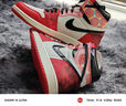 耐克（NIKE）【嚴選好物】bebe8 AJ1男女 Air Jordan 1 OG喬1高幫運動(dòng)休閑鞋 蜘蛛俠2白紅DV1753/DV1748-601 44 曬單實(shí)拍圖