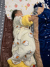 G. DUCKKIDS小黃鴨防寒秋冬款雙層嬰兒睡袋春秋冬款新生兒童四季通用款寶寶一 【拆袖加棉豆豆款】小黃鴨 XL碼/1-3歲身高80-110CM 曬單實拍圖