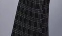 Lauaird 毛呢格子半身裙春秋女2022新款高腰中長款顯瘦開叉A字裙包臀長裙 黑色 - 秋冬厚款中長裙 881款 L 110-120斤 曬單實拍圖