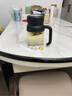南極人南極人大容量玻璃杯男士茶水分離泡茶杯家用水杯帶把手辦公杯新款 商務黑800ml【單節(jié)濾網(wǎng)】 曬單實拍圖