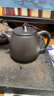 萬壺園 宜興紫砂壺泡茶壺高石瓢茶壺手工功夫茶具李靜作品原礦黑金剛泥大容量喝茶壺泡茶器 李靜 高石瓢 黑金剛泥360cc 曬單實(shí)拍圖