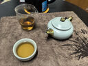 汝道 汝窯功夫茶具便攜式旅行茶具套裝車載隨行收納包復(fù)古可養(yǎng)蟬翼開片汝瓷茶壺茶杯泡茶器帶茶盤 汝窯描金仙鶴傲然壺旅行套裝 曬單實拍圖