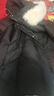 波司登（BOSIDENG）【反季】羽絨服女款中長(zhǎng)款脫卸帽大毛領(lǐng)新國(guó)標(biāo)90絨商場(chǎng)同款外套 黑色8056【卡碼拍小】 M 165/88A 體重約120-140斤 曬單實(shí)拍圖
