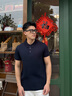 TOMMY HILFIGER【輕奢感】25夏季男絲光棉肌理高級(jí)感商務(wù)修身短袖翻領(lǐng)POLO03809 藏青色DW5 XL （推薦：155-170斤） 曬單實(shí)拍圖