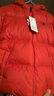 Converse匡威兒童裝三防羽絨服冬季男女中大童加絨加厚短款外套紅色拜年服 匡威紅 120 /60 【建議身高110-116cm】 曬單實(shí)拍圖