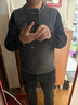 恒源祥100%羊毛背心男V領(lǐng)無(wú)袖毛衣休閑坎肩馬甲HJ186 深灰 180/96A  曬單實(shí)拍圖