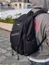 BIENJOUE2025新款初中高中生男生大容量書(shū)包簡(jiǎn)約大學(xué)生電腦雙肩包輕便背包 大號黑色+掛件 曬單實(shí)拍圖