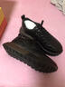 U7男鞋春季2026新款真皮加絨休閑運動(dòng)鞋男士高幫厚底百搭頭層牛皮鞋 2024521黑色經(jīng)典款 39 曬單實(shí)拍圖