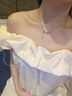 法蔻星星項(xiàng)鏈女閃鉆吊墜新款鎖骨鏈生日禮物送女友送老婆 全國倉-星星項(xiàng)鏈 曬單實(shí)拍圖