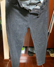 韓秀純松緊腰牛仔褲女寬松九分彈力哈倫褲子2024春秋季高腰顯瘦老爹褲 【0020】藍灰色 28 碼 建議【100-110斤】 曬單實(shí)拍圖