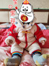 優(yōu)奇嬰兒衣服冬裝棉服冬季保暖連體衣滿月百天周歲禮服過年喜慶拜年 曬單實拍圖