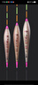 黃金眼魚(yú)漂蘆葦浮漂小碎目輕口鯽魚(yú)漂高靈敏度 L-1009小碎目 2號一支 曬單實(shí)拍圖