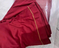 芬騰可安情侶睡衣男士棉質(zhì)本命年大紅蛇年長(cháng)袖開(kāi)衫結婚喜慶新婚家居服Q2 曬單實(shí)拍圖