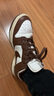 耐克女子輕便低幫運動(dòng)鞋冬季緩震復古板鞋NIKE DUNK LOW DD1503 124帆白/驚喜可可色/椰奶色 38 曬單實(shí)拍圖