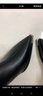 ZHR短靴女氣質(zhì)尖頭英倫風(fēng)女靴通勤風(fēng)粗高跟瘦瘦靴子女 Y1015A黑色 37 曬單實(shí)拍圖