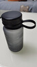 百春寶水杯男夏季塑料杯子防摔耐高溫茶杯磨砂水瓶小巧便攜學(xué)生隨手杯 商務(wù)黑400ML-帶茶隔 400ml [加厚杯身 抗摔耐磨] 曬單實(shí)拍圖