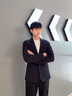 EMPORIO ARMANI/阿瑪尼官方旗艦男士華夫格單排扣都市休閑西裝外套 UB118-海軍藍色 48 (M) (推薦：135-150斤) 曬單實(shí)拍圖