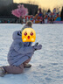 雪中飛兒童羽絨褲中大童保暖加厚女童新款外穿休閑男童戶外防風(fēng)褲子 粉色 130cm 曬單實(shí)拍圖