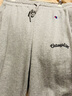 Champion冠軍衛褲男2024秋季新款常春藤系列美式學(xué)院風(fēng)長(cháng)褲直筒褲 灰色 L 曬單實(shí)拍圖