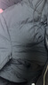 歐時(shí)力OCHIRLY  白鴨絨連帽長(cháng)款羽絨服大衣外套女保暖氣質(zhì)高級感 黑色 M 曬單實(shí)拍圖