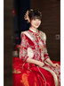 龍曼尼仕秀禾服新娘婚紗2025新款新中式結(jié)婚禮服古裝嫁衣敬酒服出閣服 X616 S 曬單實拍圖