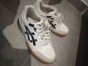 亞瑟士ASICS籃球鞋男鞋女鞋復古板鞋舒適休閑鞋 GEL-SPOTLYTE LOW 米色 40 曬單實(shí)拍圖