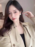 她芙品牌女裝卡其色風(fēng)衣外套女中長(zhǎng)款2025春秋新款韓版氣質(zhì)小個(gè)子大衣 卡其色 M 120~135斤 曬單實(shí)拍圖